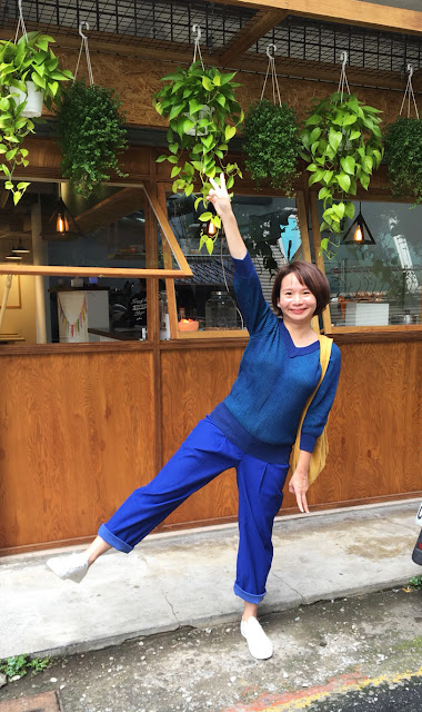 長腿先生口袋造型長褲-青丹藍實穿心得