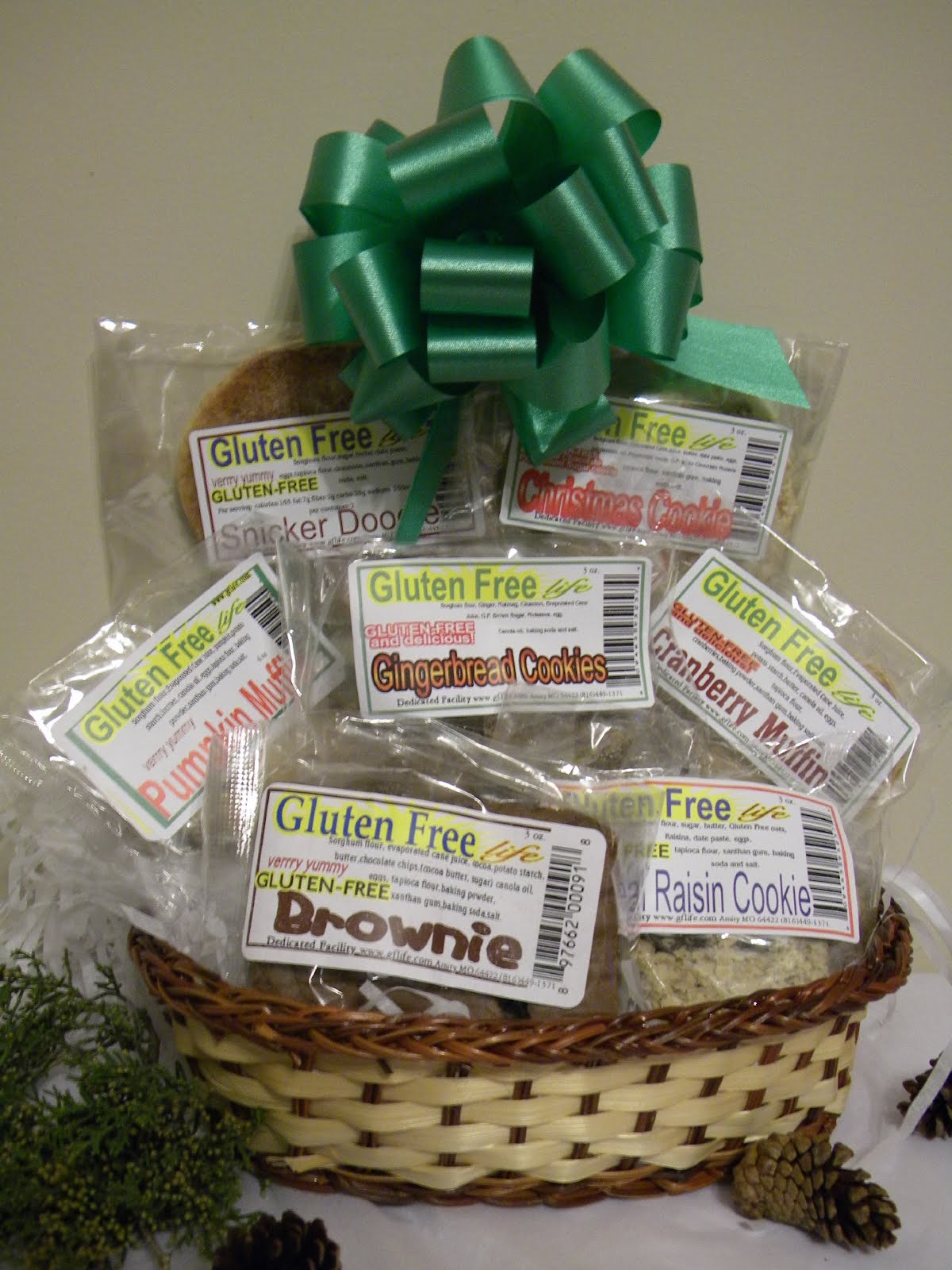 Gluten Free Living Gluten Free Life Gift baskets for the Holidays!