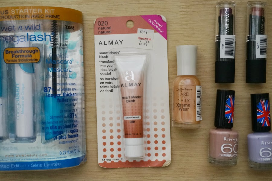 Beauty Haul Sally Hansen, Rimmel, Almay, Wet n Wild from