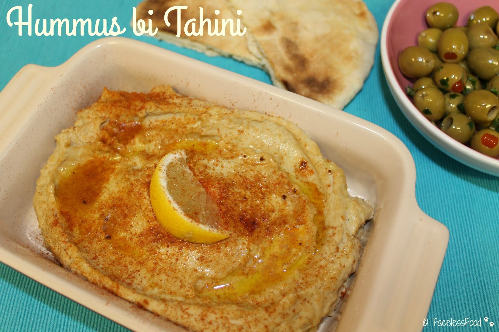 We Don't Eat Anything With A Face Hummus MiddleEastern Chickpea Dip