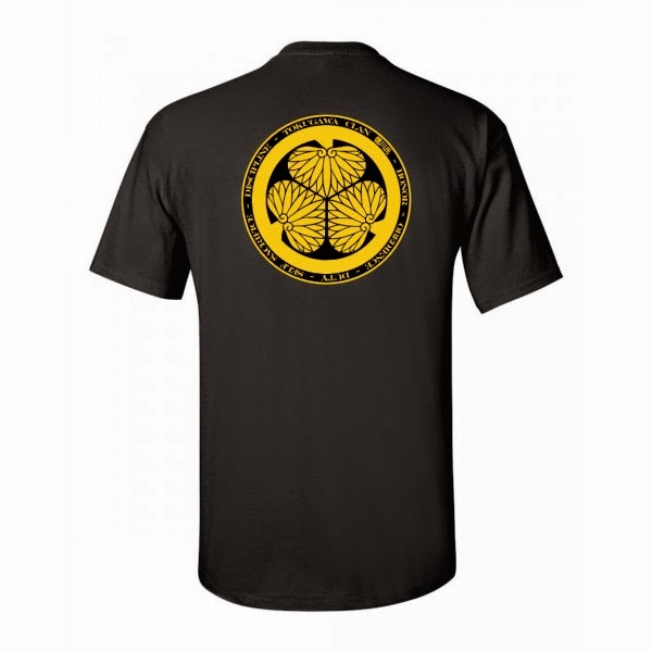 Tokugawa Clan Black & Gold Seal Shirt - William Marshal Store.com.
