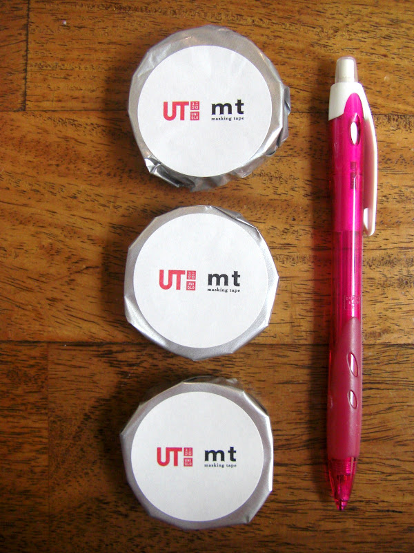 東海道（HN）の小さな日常: 「UT」×mt・ユニクロの限定マステ・3種