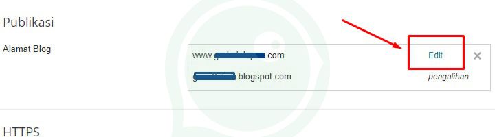 cara ubah domain blogspot dengan domain .com