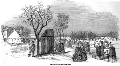 Regent's Park Skating Tragedy in London, England in February of 1867