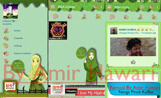 Download BBM Muslimah Green Edition V2.12.0.9