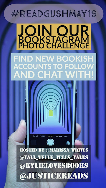Read & Gush monthly Photo Challenge on Bookstagram - May 2019