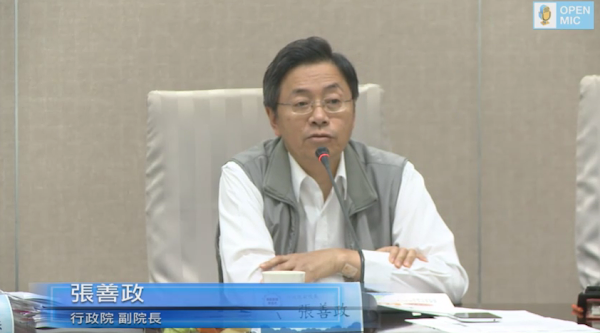 行政院副院長張善政