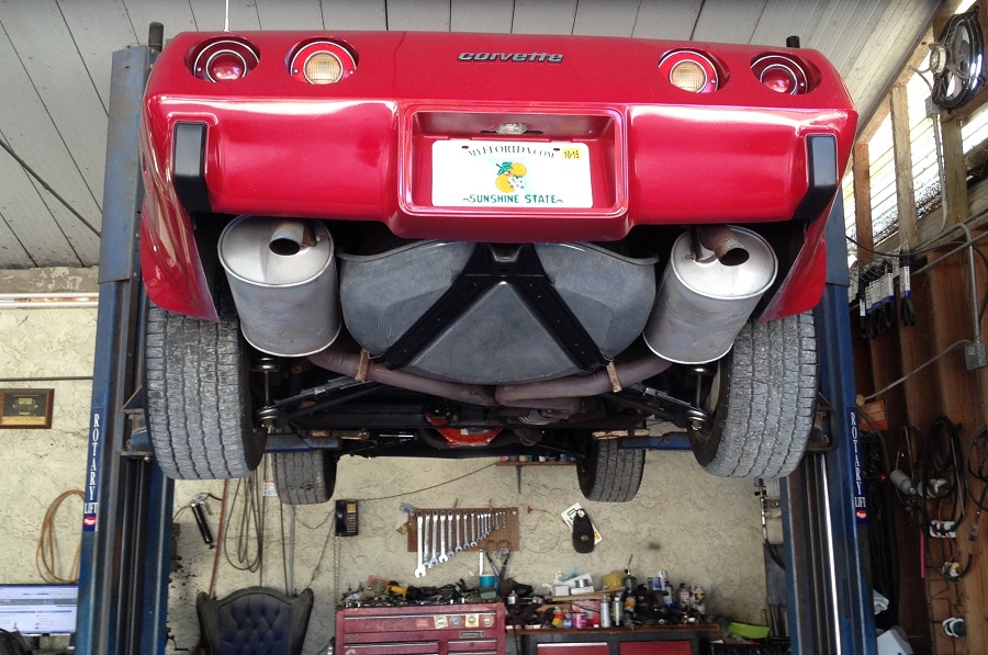 1974 corvette exhaust system