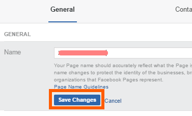 How To Edit Facebook Page Name