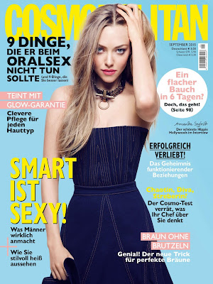 Actress, Singer, Model @ Amanda Seyfried - Cosmopolitan Germany, September 2015      Uh ties between peurideueun Michel in France, Italy, the Swedish-American actor and former model. Amanda worked as a child model from the age of 11, and 15-year-old made ​​his debut as an actor and appeared in beginning drama "The World As We teonjeu" and "All My Children". In 2004, while starring in "How to survive in kwinka" was the film debut. After "Nine rayibeujeu", he appeared in supporting roles in "Alpha Dog", from 2004 to 2006 UPN TV drama starred on "Veronica Mars." Wikipedia