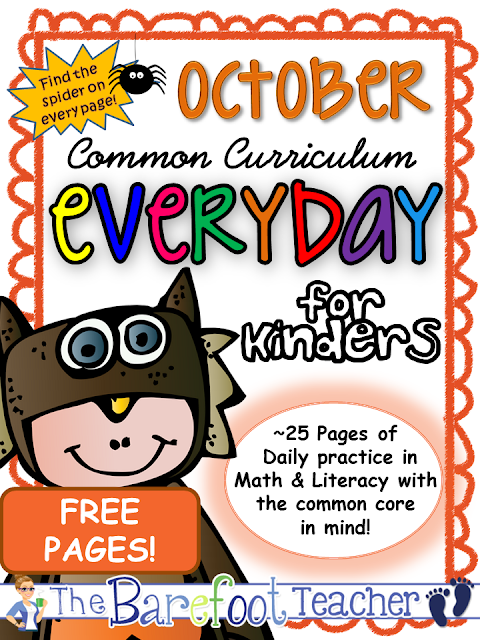 FREE DOWNLOADS! These daily math, literacy, and writing activity worksheets were made, with the Common Core standards in mind, to be independent practice review for Kindergarten students to do as morning work, homework, at a center, or however you would so choose. The repeat exposure to the standards allow students to master skills quickly. A perfect Back to School resource! You can even send a pack home for students to do over summer break. 10 monthly packs are included. That's 260 print outs!  