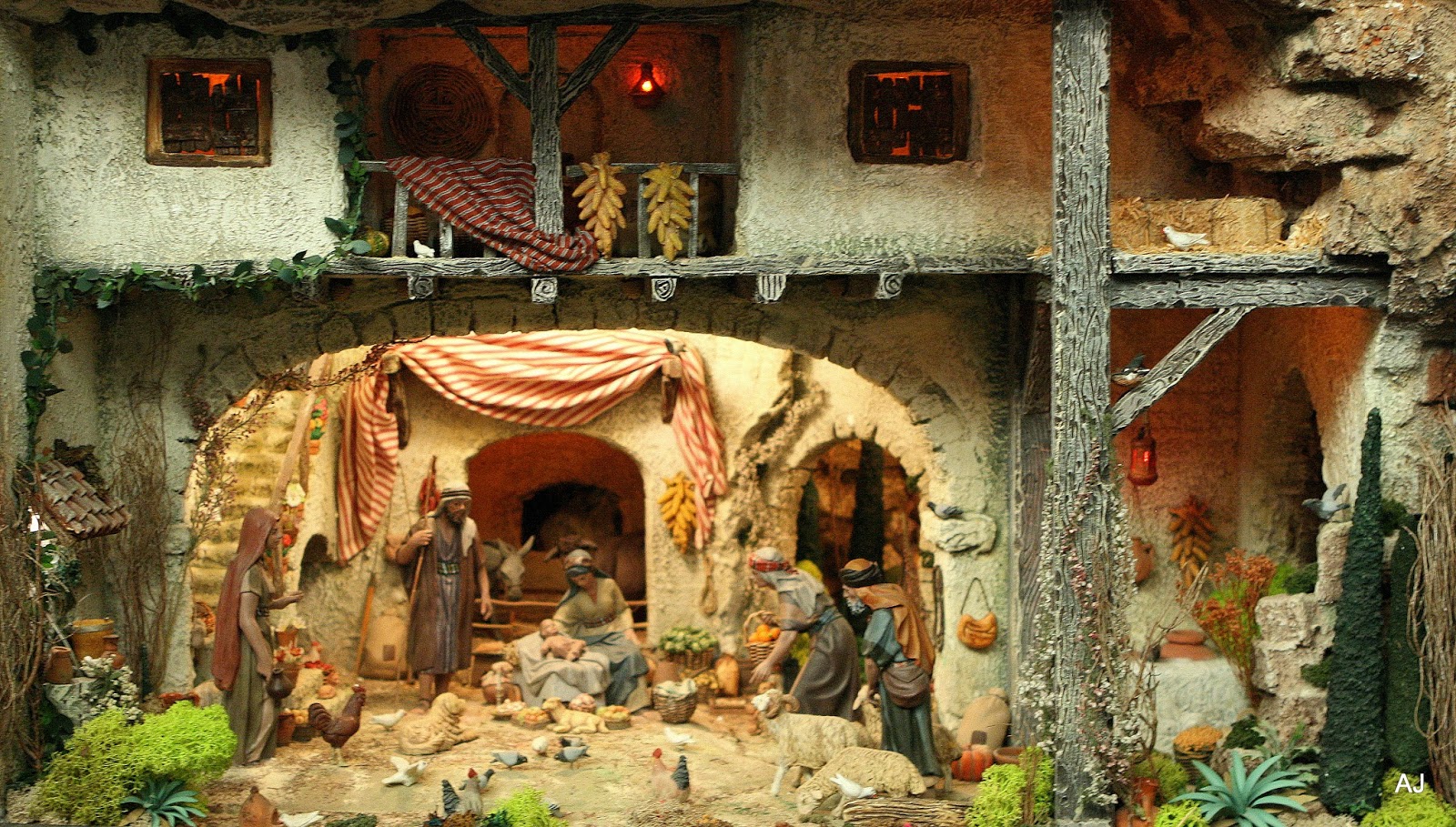 AMIGOS DEL BELÉN GRANADA: RUTA DE BELENES-DIORAMAS: 7 NACIMIENTO DEL