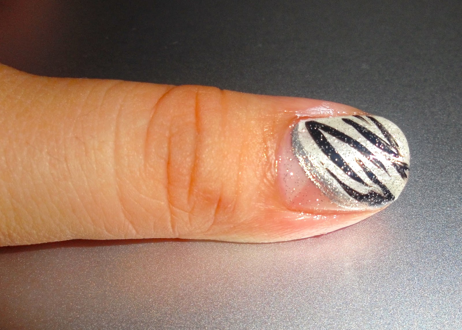 5. Zebra Print Nail Art Step by Step - wide 5