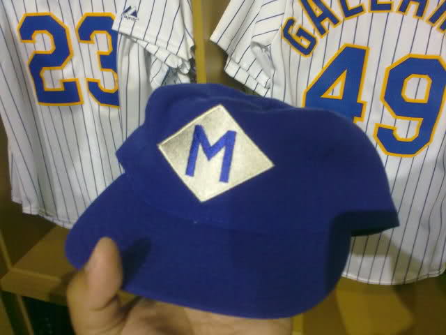 brewers negro league hat