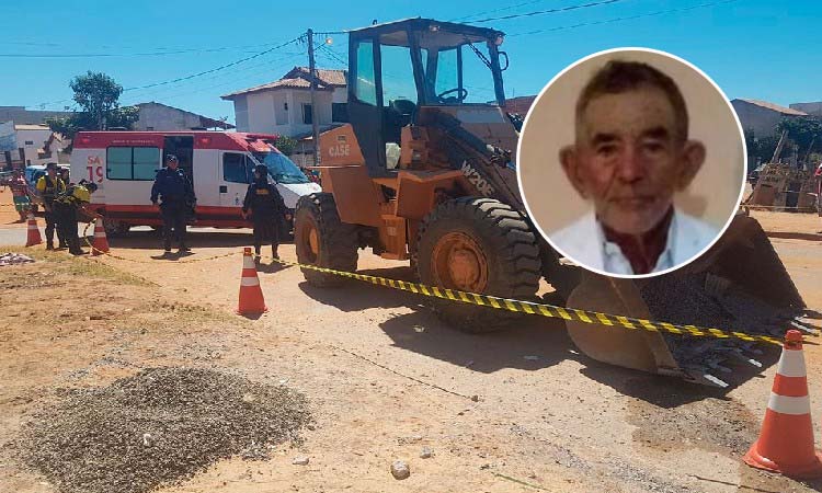 Idoso de 89 anos morre atropelado por pá carregadeira no oeste da Bahia