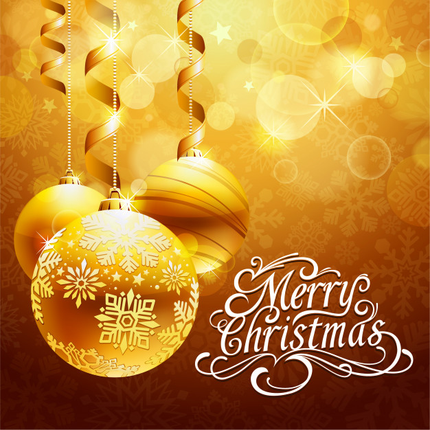 Christmas background design Free Vector