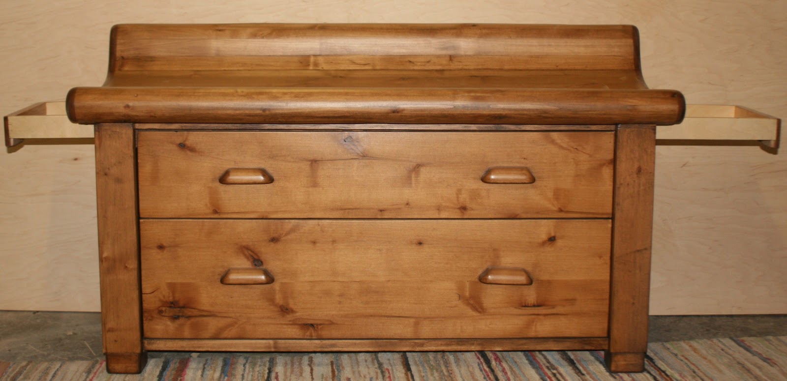 Hand Crafted Originals and Restored Furniture Knotty Alder Wood