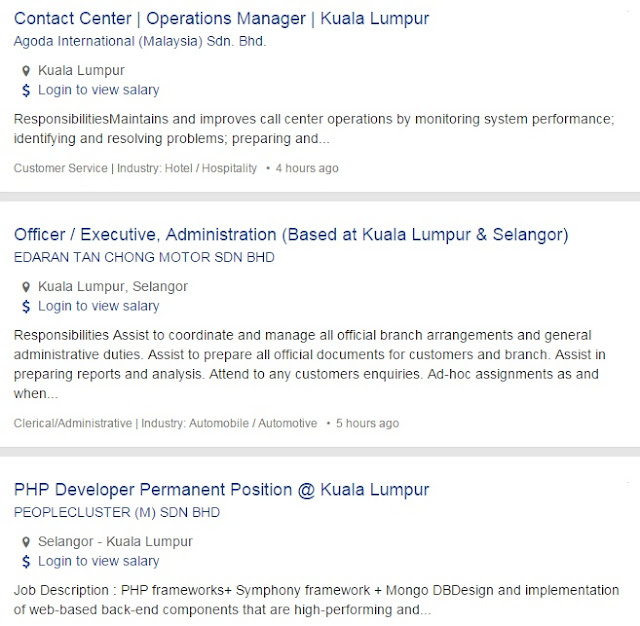 Kuala Lumpur - Iklan Jawatan Kosong Kerajaan & Swasta 
