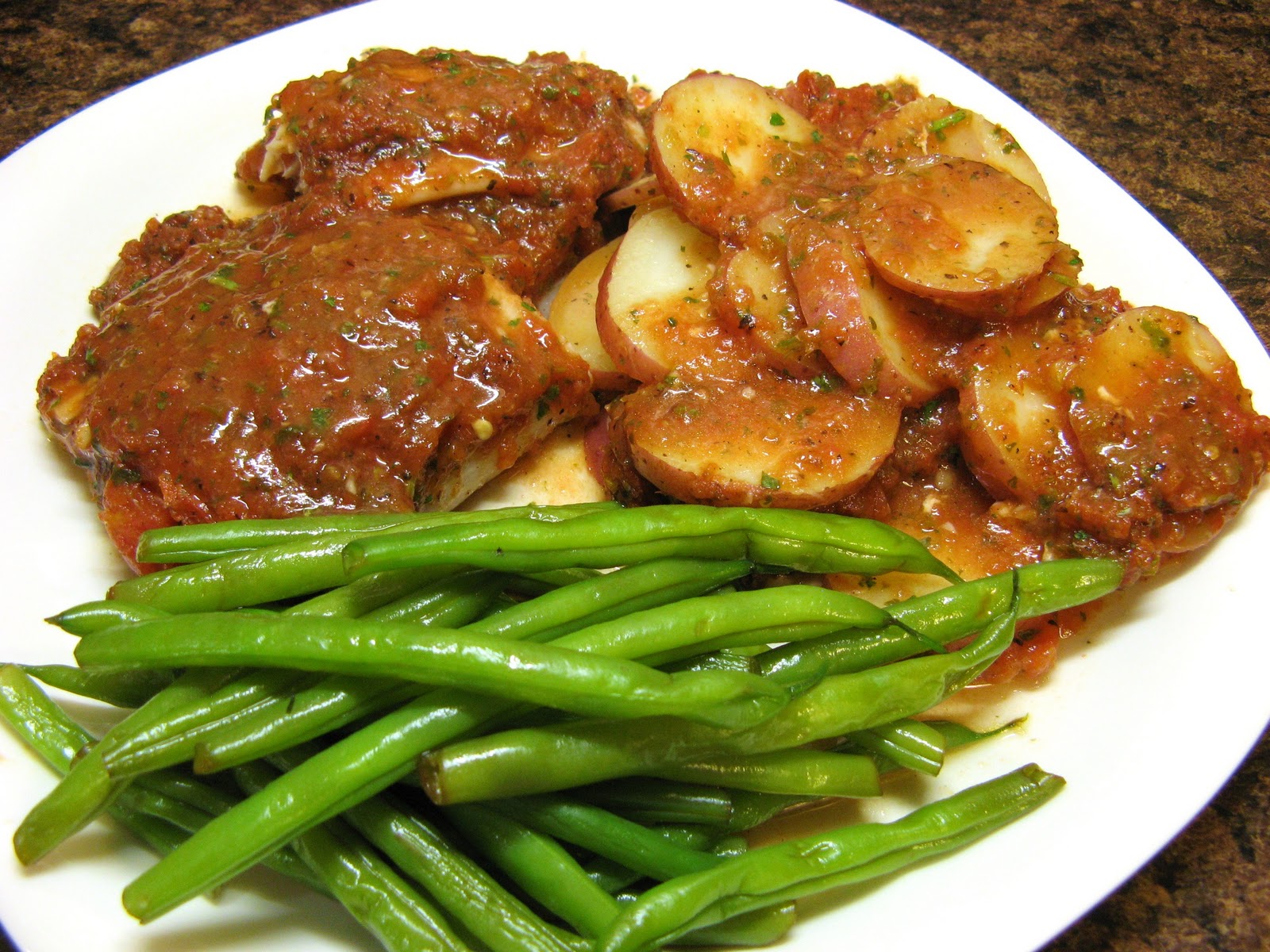 The WellFed Newlyweds JalapeñoBaked Fish with Roasted Tomatoes and