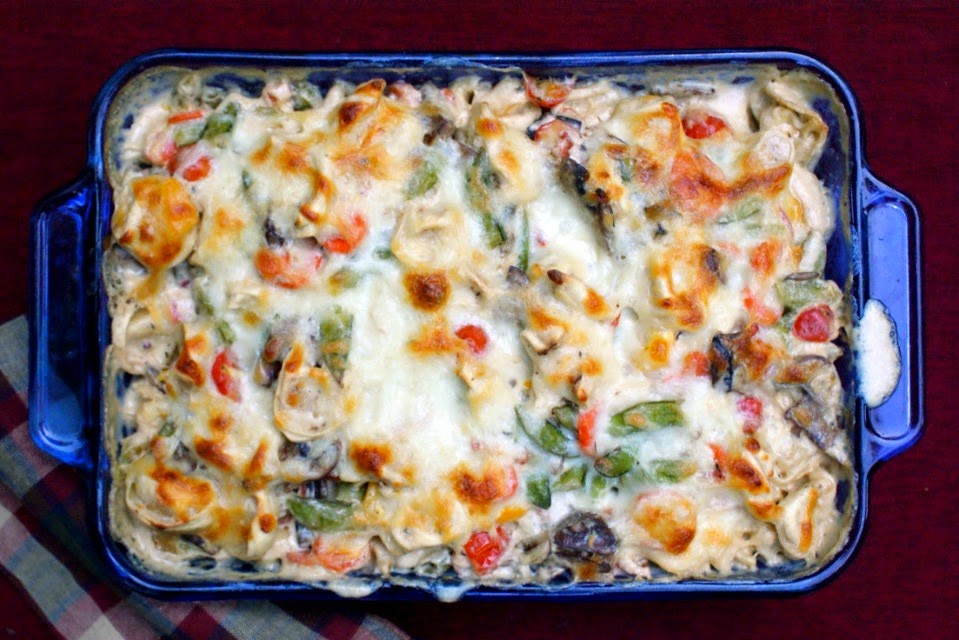 Tortellini and Garden Vegetable Bake The Two Bite Club