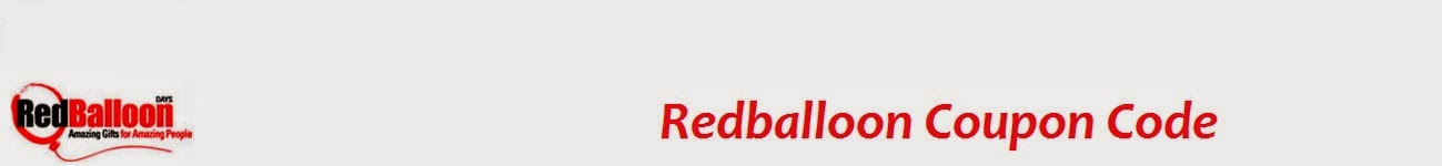 RedBalloon Coupon Code - Deal upto 35% Off RedBalloon Coupon Codes