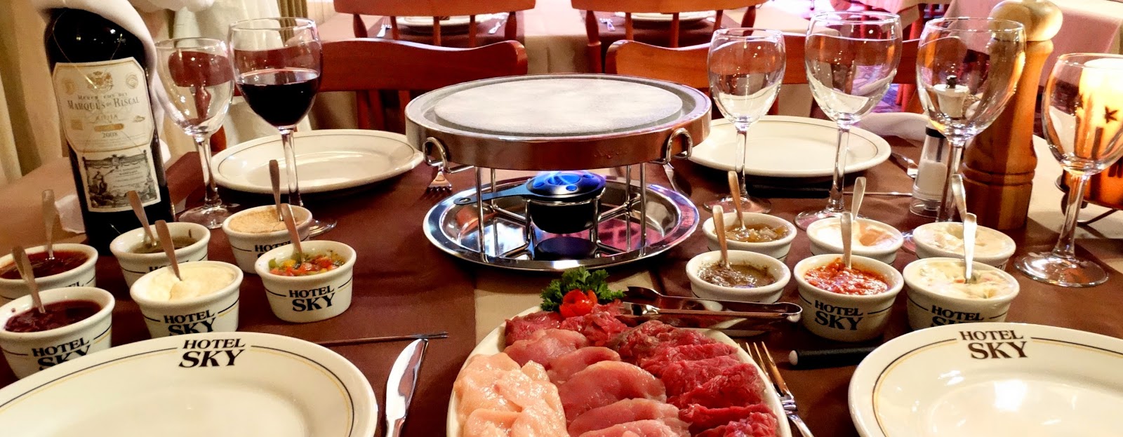 Hotel Sky Gramado Sequência de Fondue em Gramado