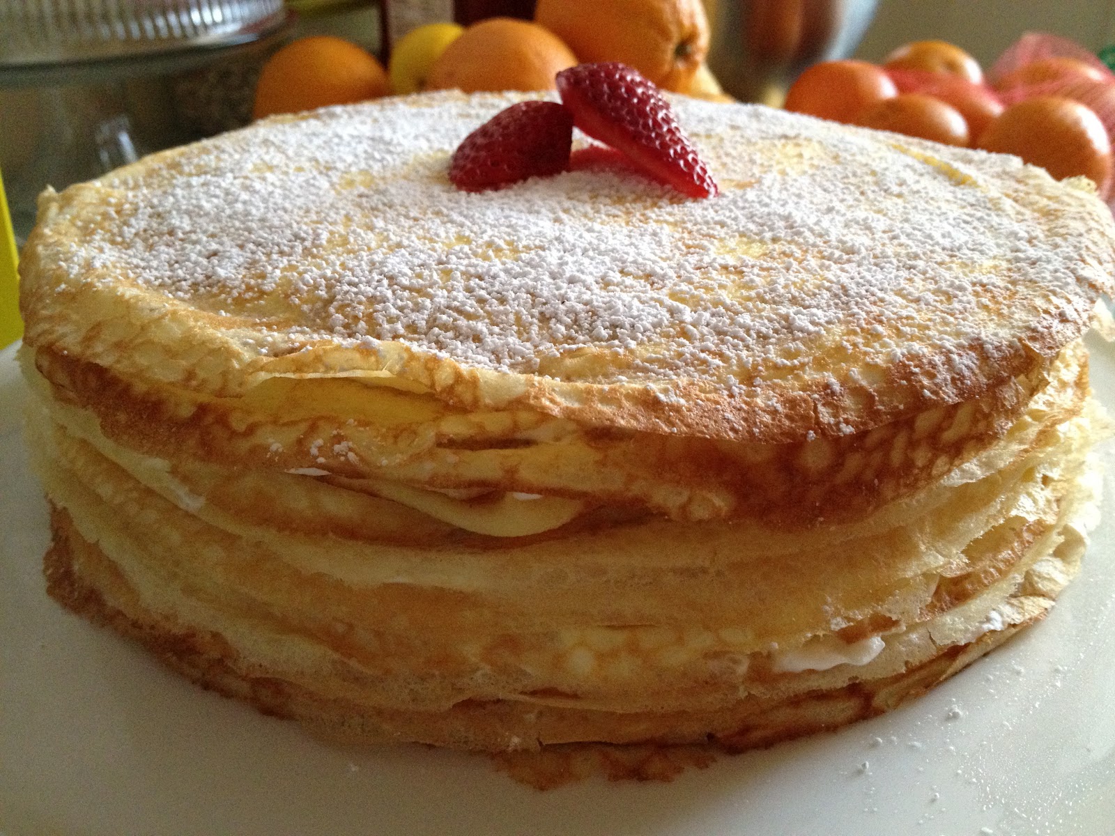 Apricot Mille Crêpes