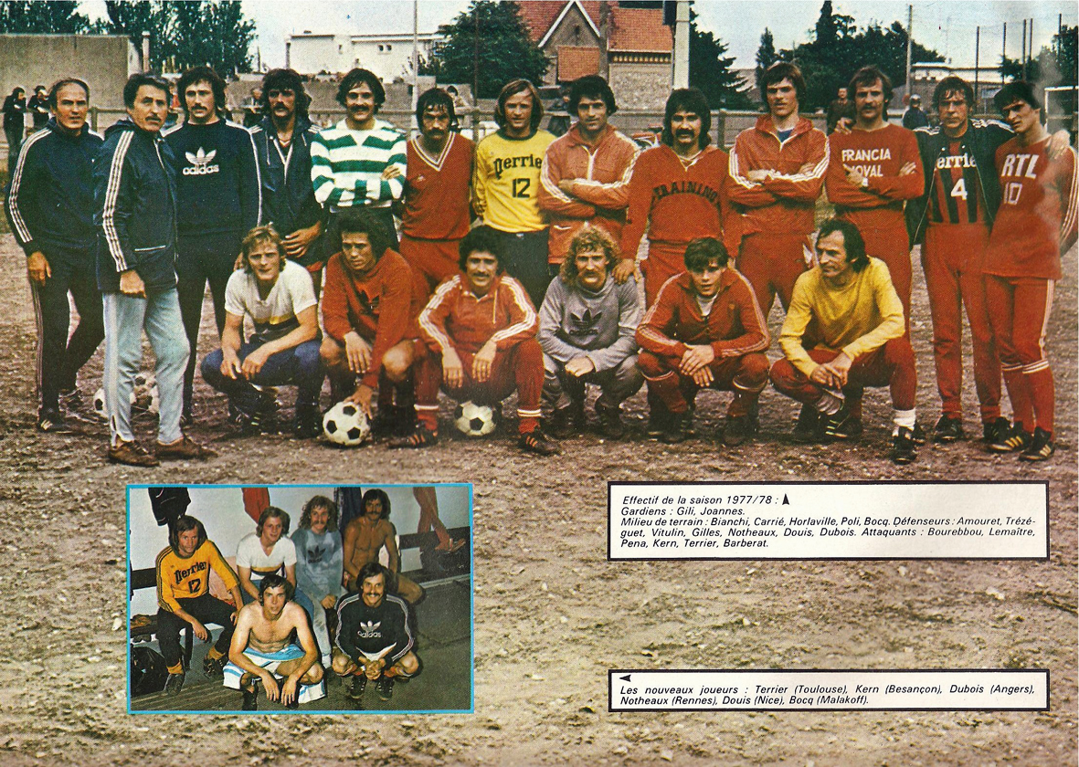   dimanche après midi. F.C ROUEN 1977 78. ~ THE VINTAGE FOOTBALL CLUB  football club de rouen