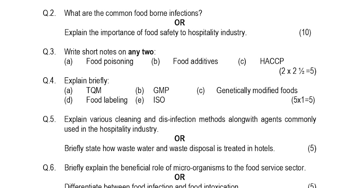 Examples of food safety picture