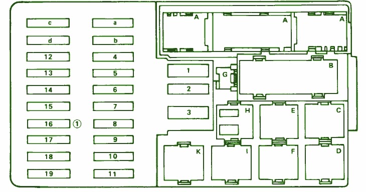 Fuse Box Diagram Mercedes Benz 1990 420 SEL ~ Mercedes ... fuse box diagram 1990 