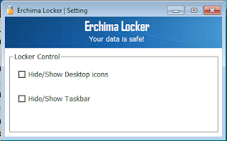 Erchima Locker v1.2 Beta Lock and Protect files and folder with password