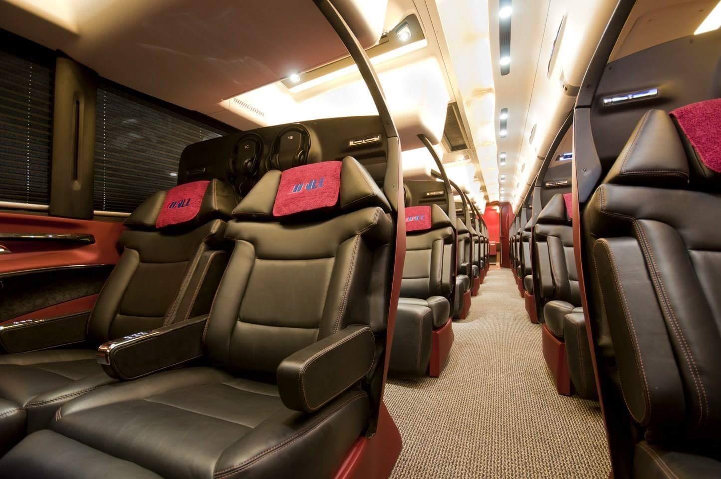 Mercedes Travego салон автобуса