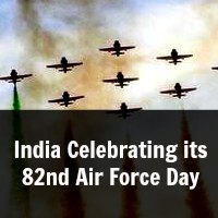 India Celebrating its  82nd Air Force Day
