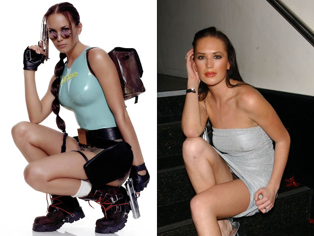 Lucy Clarkson lara croft model past today