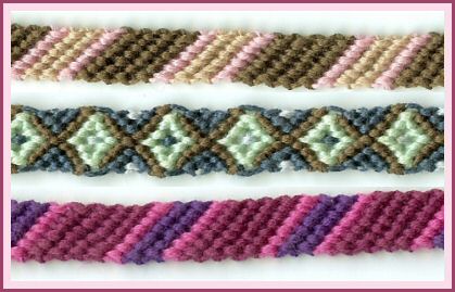 Friendship Bracelet Patterns - How to Make Jewelry | Step by Step