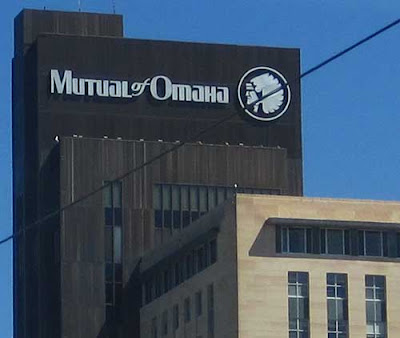 Mutual of Omaha headquarters and sign