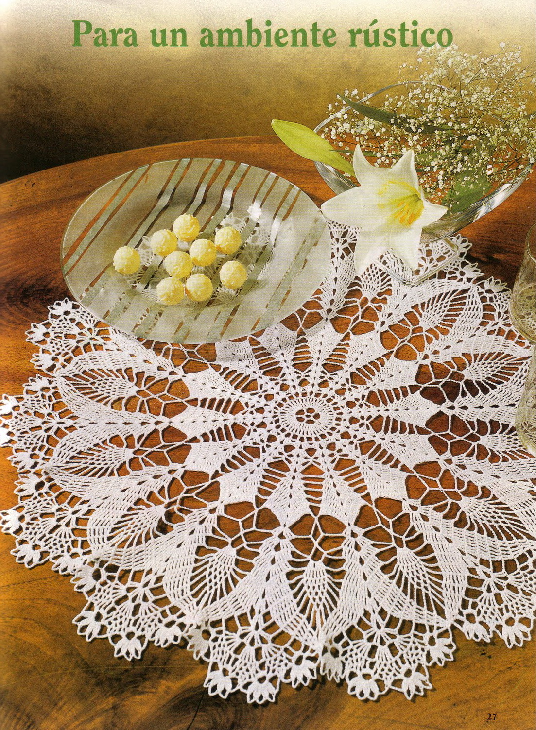 Ergahandmade: Crochet Doily + Diagram