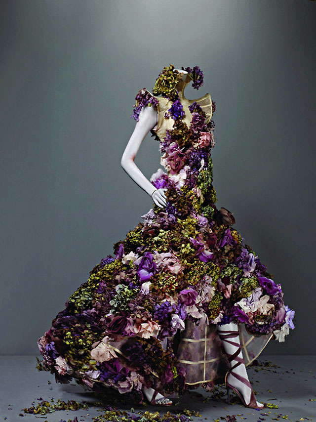 Alexander McQueen floral gown