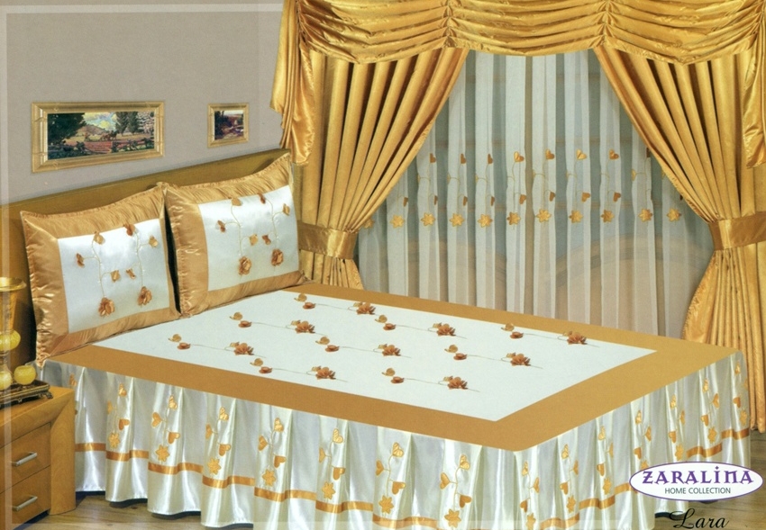 2013 Perdeli yatak örtüleri (Home Collection) Dekorasyon ve Mobilya