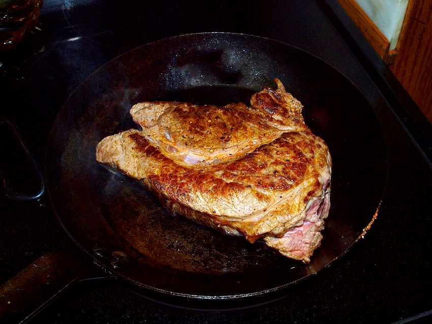 Pellet Smoker Cooking Beef and Noodles over Mashed Potatoes and Dessert