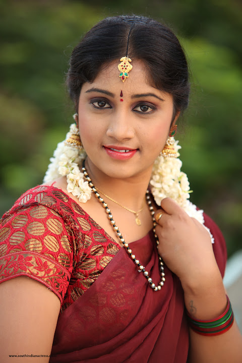 Telugu Actress Gagana in Half Saree Photos