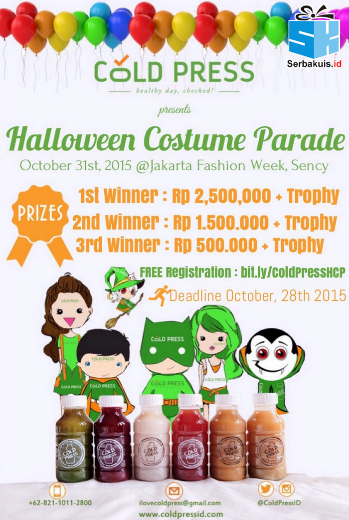 Cold Press Indonesia Halloween Costume Parade