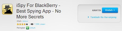Cara Menyadap Blackberry dengan iSpy