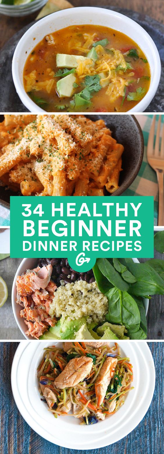 34 Healthy Dinner Recipes Anyone Can Make - Ideas For Cooking