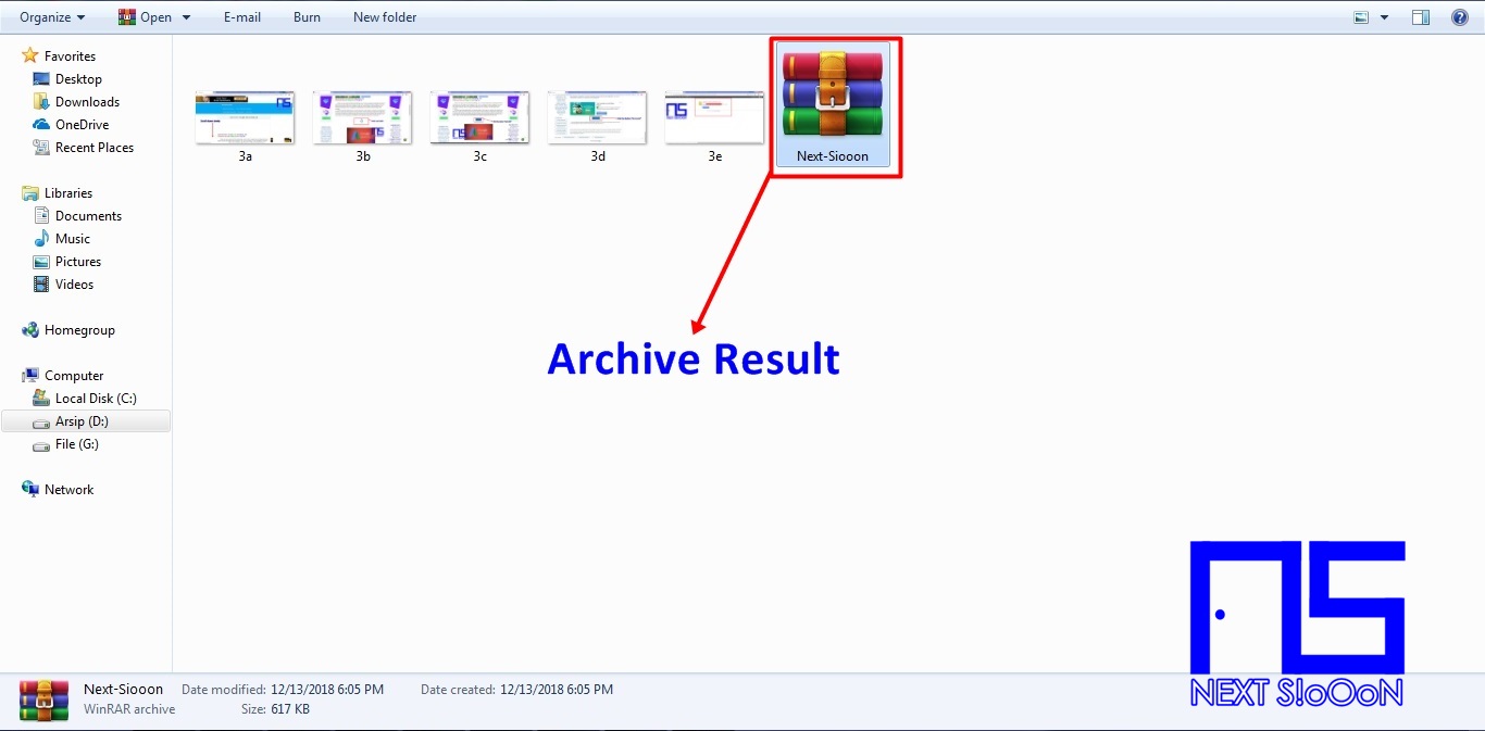 How to Extract Open File Rar ZIP using Winrar Software on PCLaptop Next Siooon (NS)