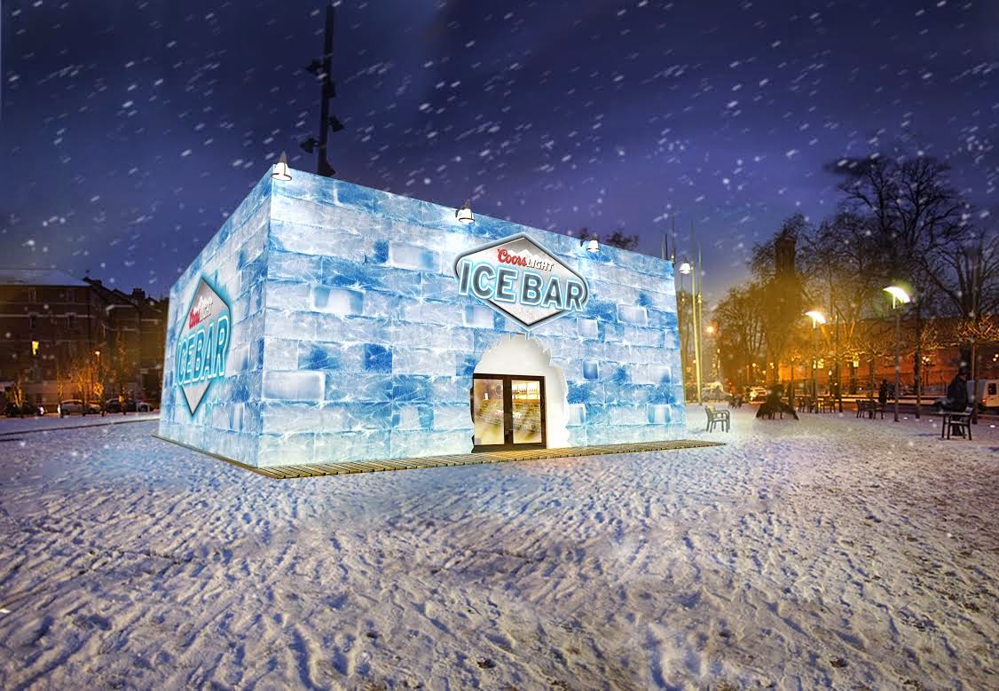 London Popups Coors Light's Popup Ice Bar in Brixton