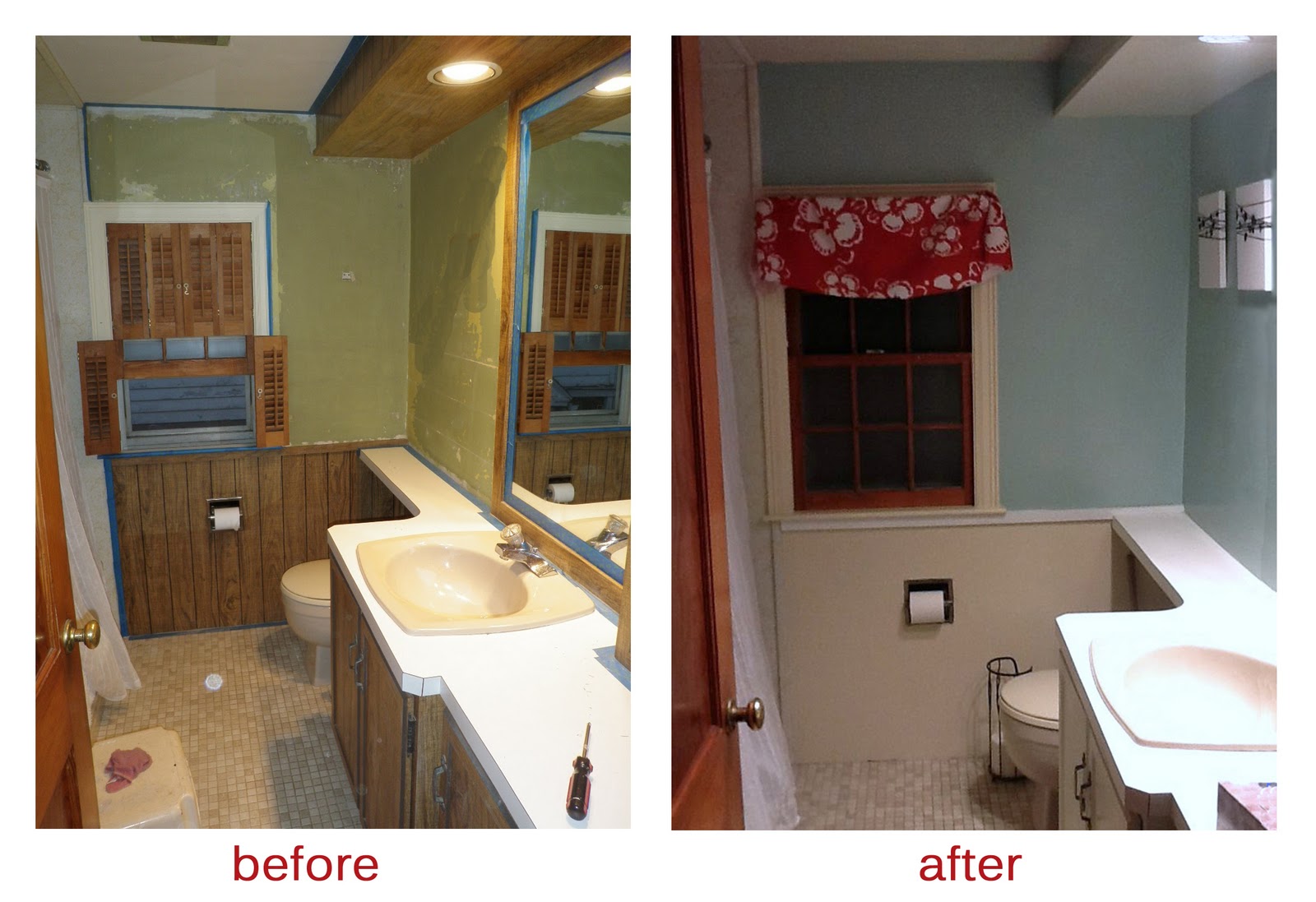 this life . . . 1970's Bathroom Makeover!