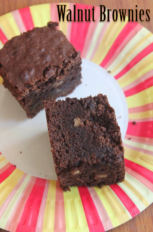 Fudgy Walnut Brownie Recipe Chocolate Walnut Brownies Recipe Yummy