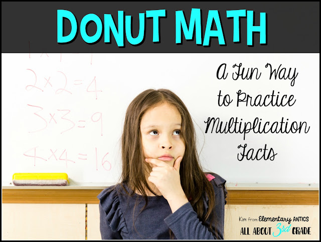 Donut math is such a fun, interactive and easy game for your kids to practice their multiplication facts!