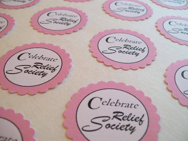 Relief Society Cupcake Toppers